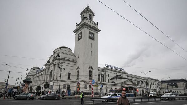 Здание Киевского вокзала в Москве. Архивное фото