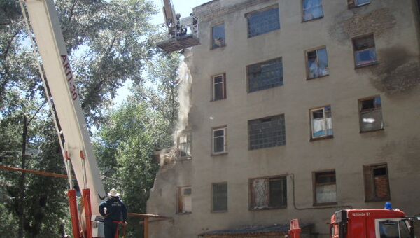 Обрушение части общежития в Новочеркасске