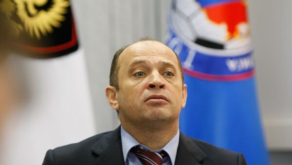 Президент Российской футбольной премьер-лиги (РФПЛ) Сергей Прядкин. Архивное фото