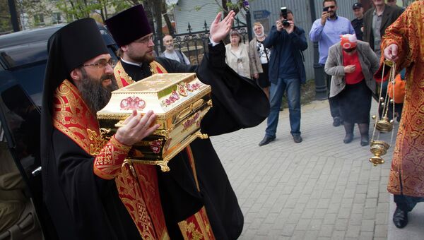 Прибытие мощей святого князя Владимира во Владивосток