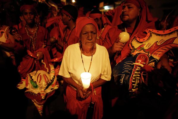 “Танцы дьяволов” в день праздника Тела и Крови Христовых в Венесуэле
