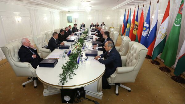 Заседание Совета глав правительств СНГ в Минске. Архивное фото