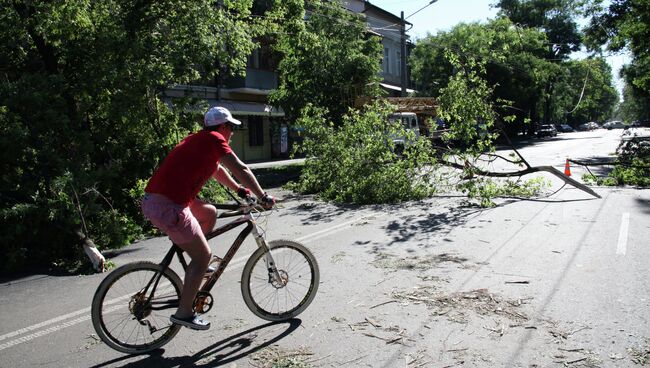 Последствия урагана в Одессе