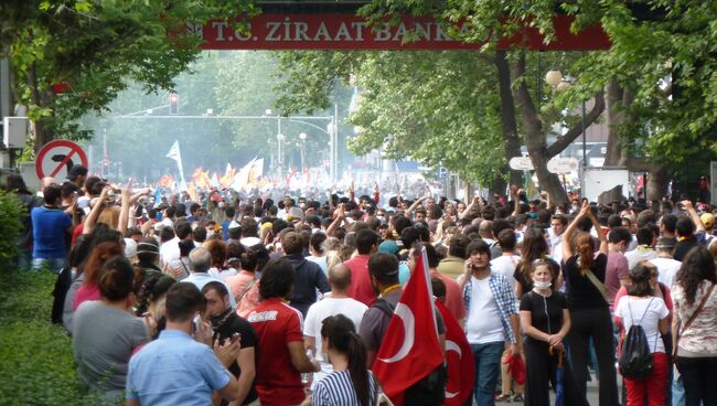 Акции протеста в Анкаре. Архивное фото
