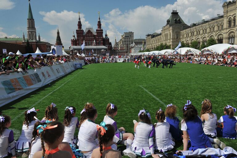 Фестиваль черлидинговых команд в Москве