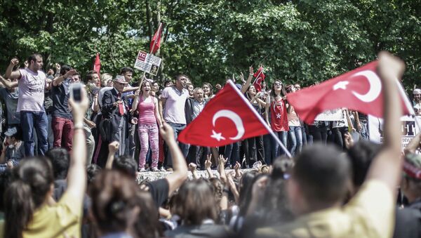 Антиправительственные выступления в Турции. Архивное фото