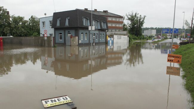 Большая вода прошла через Прагу. Наводнение в Чехии