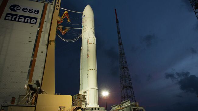 Ракета Ariane 5 на стартовой площадке. Архивное фото