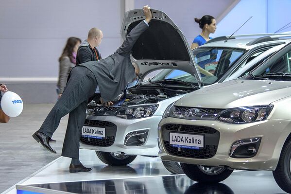 Новая Lada Kalina на крупнейшей автовыставке Сибири АвтоСиб – 2013