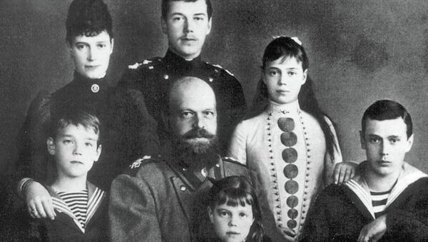 Семья императора Александра III. Архивное фото
