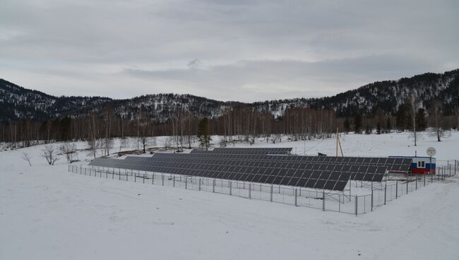 Солнечно-дизельная электростанция в Яйлю (Горный Алтай)