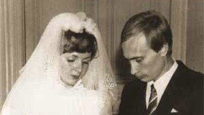 Свадьба Владимира Путина и Людмилы