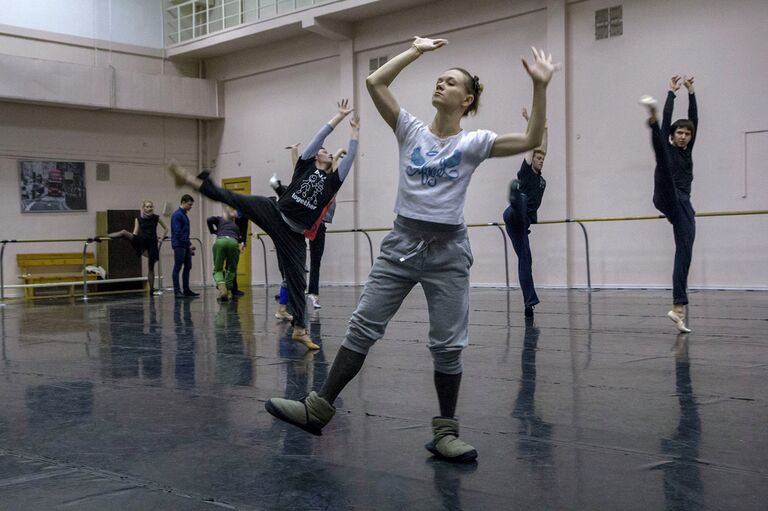 Репетиция балета Весна Священная Репетиция балета Весна Священная