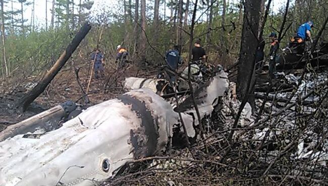 Вертолет Ми-8 разбился в Хабаровском крае