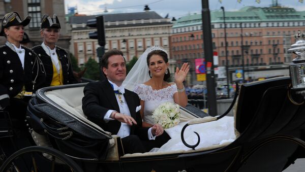 Венчание шведской принцессы Мадлен и американского финансиста Кристофера О'Нила