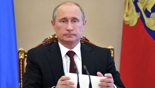 В.Путин провел в Кремле совещание по экономическим вопросам. Архив