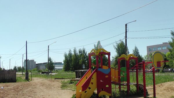 Детская площадка в Костроме