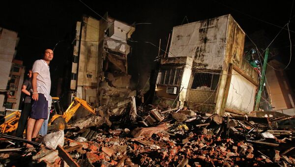 В индийском городе Мумбаи произошло частичное обрушение жилого здания