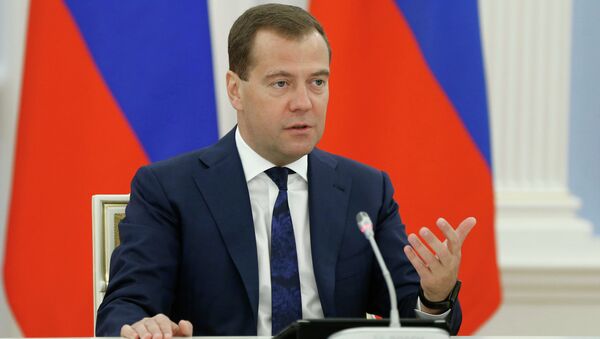 Председатель правительства РФ Дмитрий Медведев. Архив
