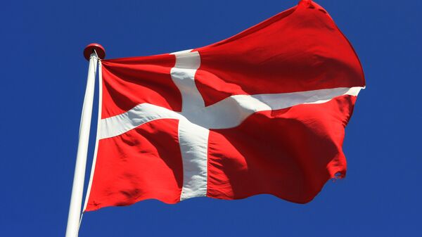 Флаг Дании. Архивное фото