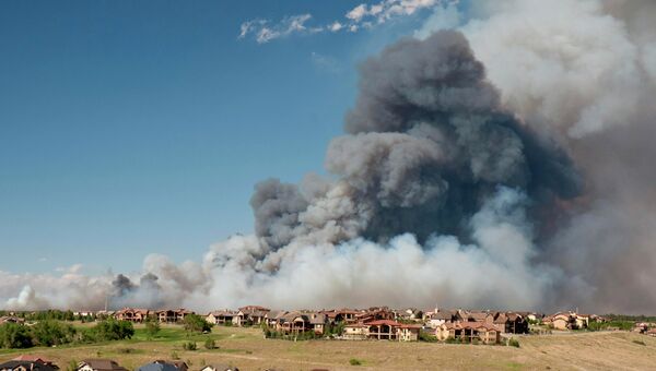 Природные пожары в Колорадо