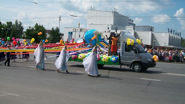 Театрализованное шествие в Ижевске
