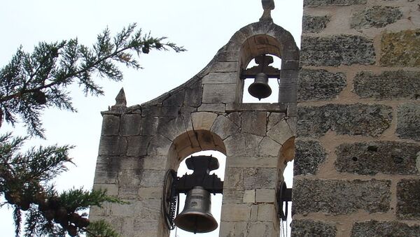 Колокольня в монастыре Санта Мария де Буэнафуэнте дель Систаль