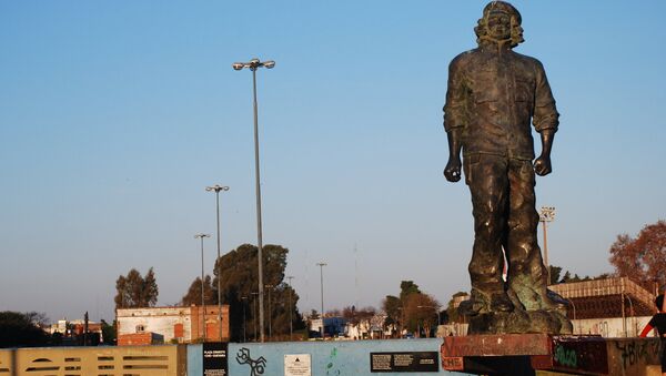 Памятник Че Геваре в городе Росарио