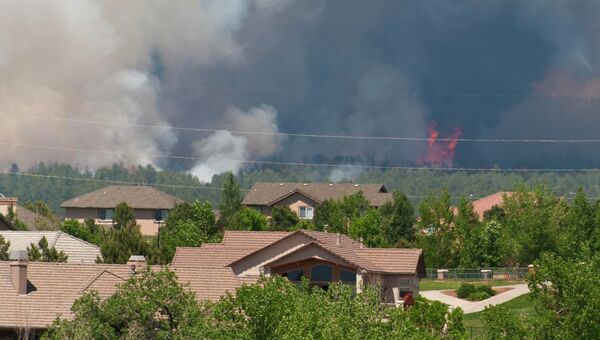 Лесные пожары в штате Колорадо