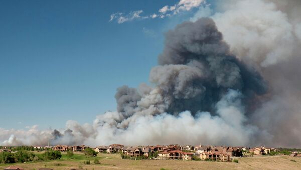 Лесные пожары в штате Колорадо