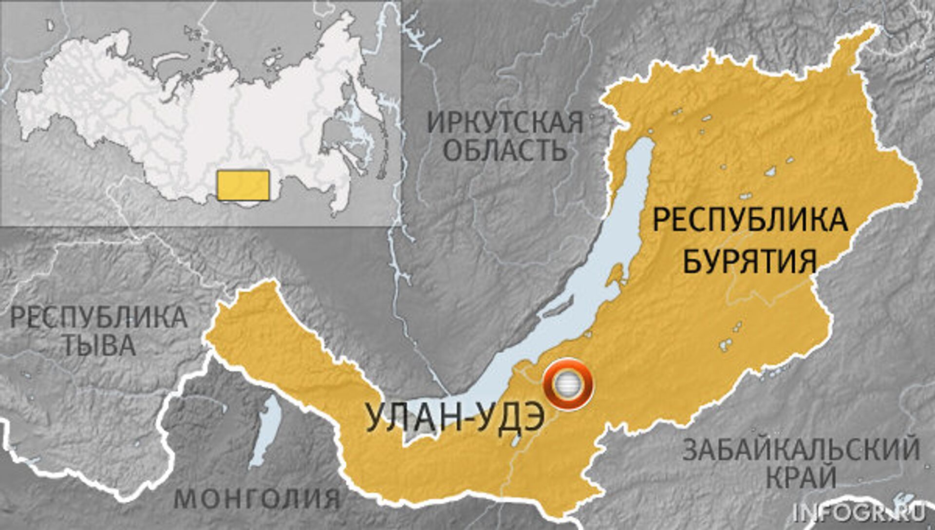 Карта Бурятии Курумканский район