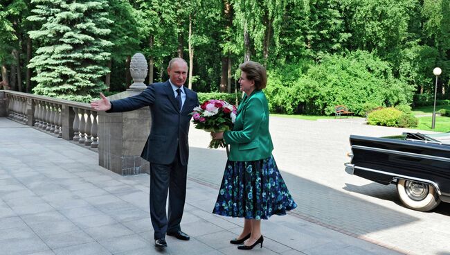 Встреча В.Путина с российскими космонавтами