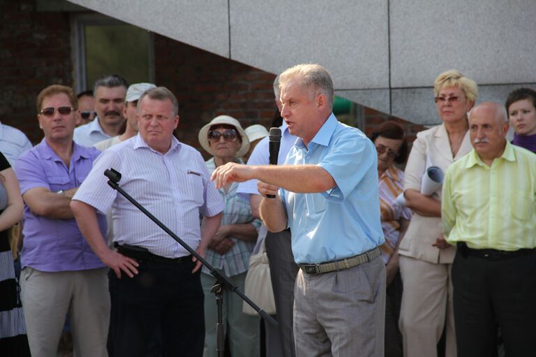 Митинг за безопасность космодрома Восточный в Приамурье