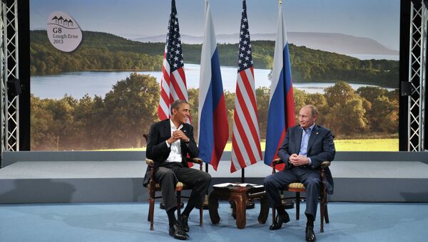 Путин встретился с Обамой в рамках саммита G8