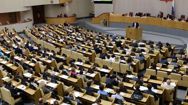 Парламентские слушания в Госдуме РФ, архивное фото