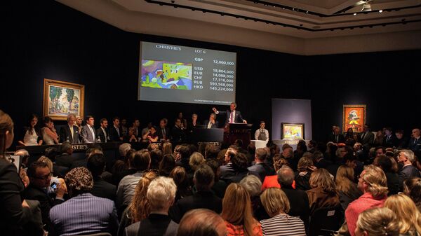 Картина Василия Кандинского Эскиз к импровизации 3 продана на торгах Christie's за 13 миллионов 501 тысячу 875 фунтов