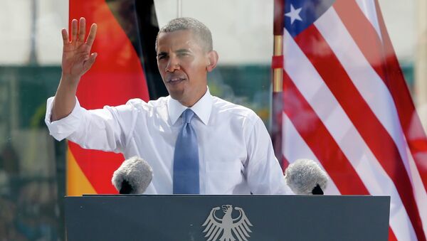 Обама выступил у Браденбургских ворот в Берлине