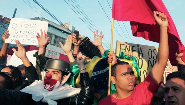 Протесты в Бразилии. Архив