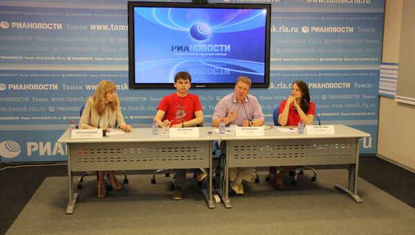 Пресс-конференция, посвященная форуму Томский коллайдер-2013