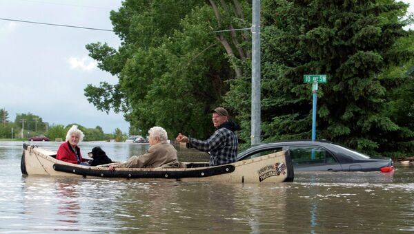 Наводнение в канадской провинции Альберта
