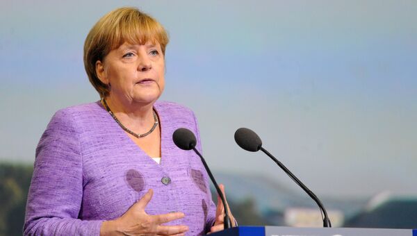 Почетный гость XVII Петербургского международного экономического форума, канцлер Германии Ангела Меркель. Архивное фото.