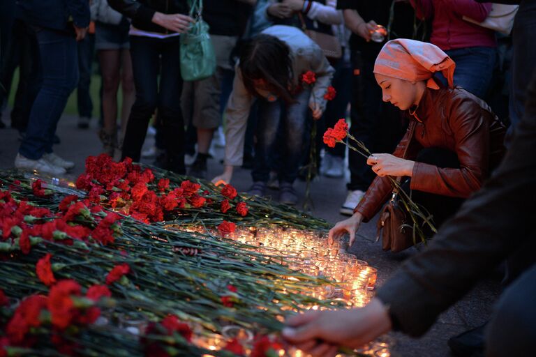 Акция Вахта памяти в Москве