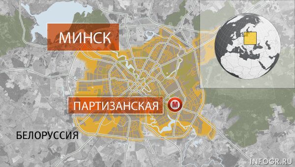 Остановка общественного транспорта обстреляна в Минске