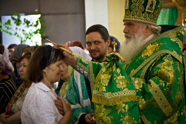 Святая Троица в Приморье - в живом наряде берез и цветов