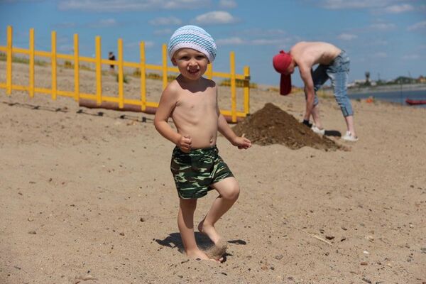 Пляж на Семейкином острове в Томске: подготовка к открытию