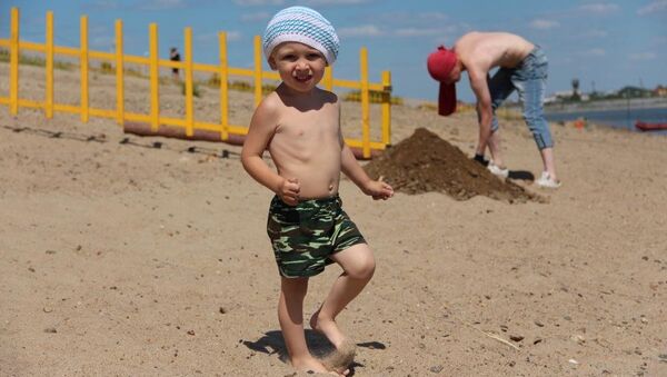 Пляж на Семейкином острове в Томске: подготовка к открытию