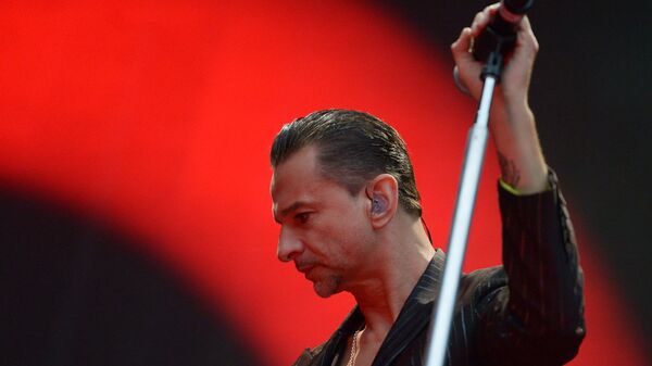 Солист группы Depeche Mode Дэйв Гaан. Архивное фото