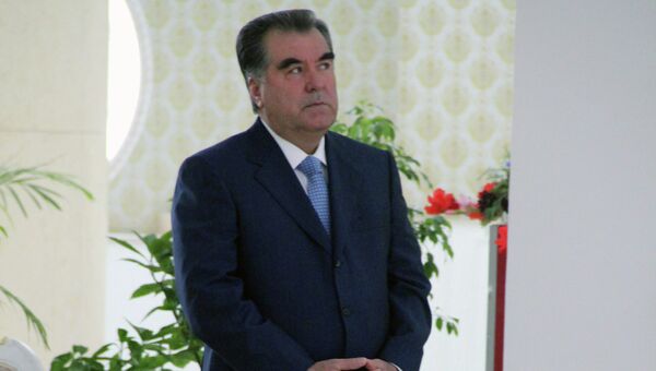 Президент Таджикистана Эмомали Рахмон, архивное фото