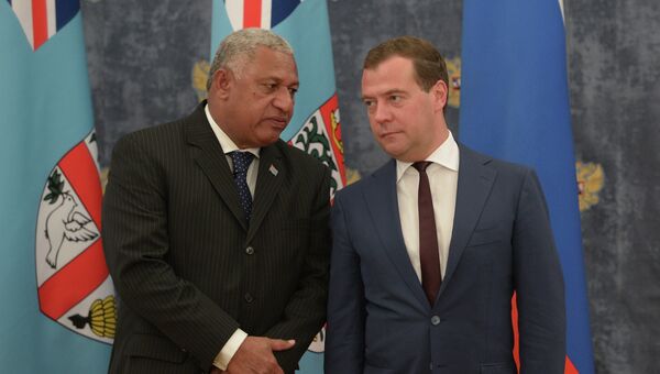 Встреча Д.Медведева с премьер-министром Фиджи