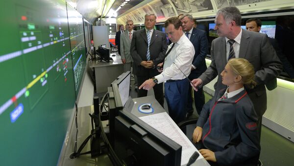 Д.Медведев посетил Центр научно-технического развития ОАО РЖД